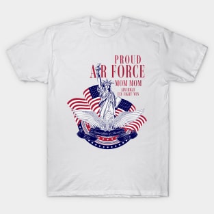 Proud Air Force-Airman Mom Mom T-Shirt